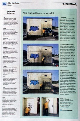 Dr Graffiti im Kölner Stadt Anzeiger